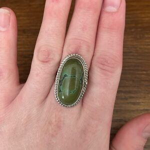 Sterling silver turquoise ring